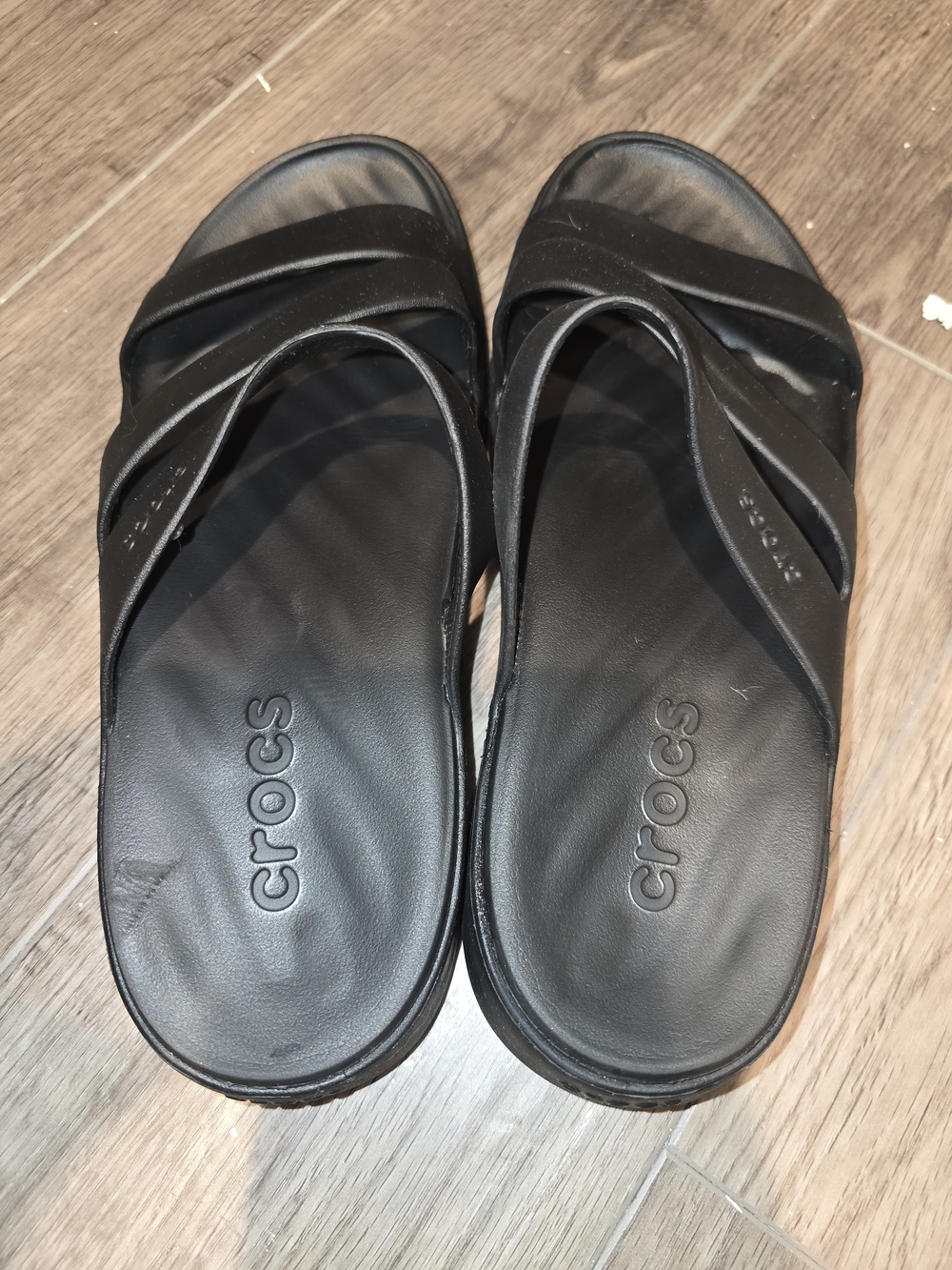 Crocs Splash Strappy Sandals Black Women’s 9
